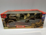 GI Joe US WWII Willys Jeep with 30 Cal Machine Gun Scale Model (MGN)