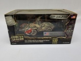 Forces of Valor WWII US Army 82nd Airborne Willys Jeep, Normandy 1944 1:32 Scale Toy Model (MGN)