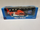 Sky Pilot Die Cast US Coast Guard HH65 Dolphin Rescue Helicopter  1:48 Scale Toy Model (MGN)