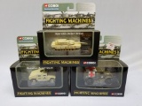 Corgi Fighting Machines 3 Vehicle Set, M1 Abrams, Humvee and Military Ambulance Models (MGN)