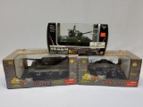 Ultimate Soldier/Toy Mark WWII US/German M4A3 Sherman Tank, Tiger Tank, SDK222 AFV Toy Models (MGN)