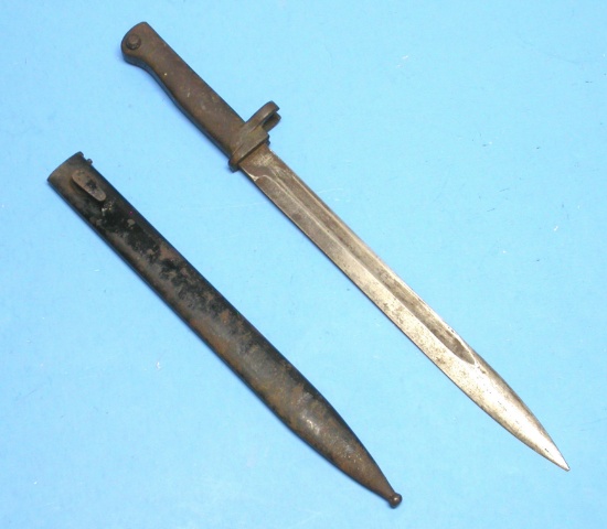 Imperial German Military WWII Ersatz M1898 Mauser Rifle Bayonet (MOS)