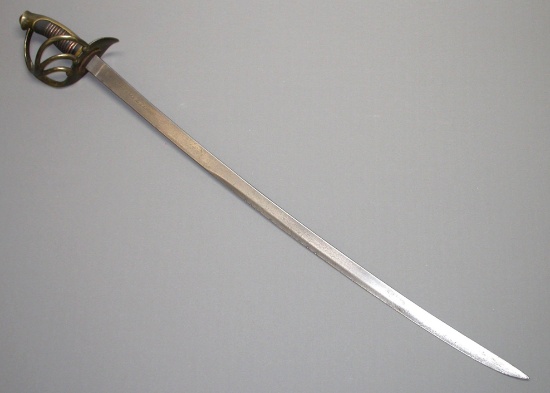 Spanish Military Mid-19th Century Cavalry Saber - (CPD)