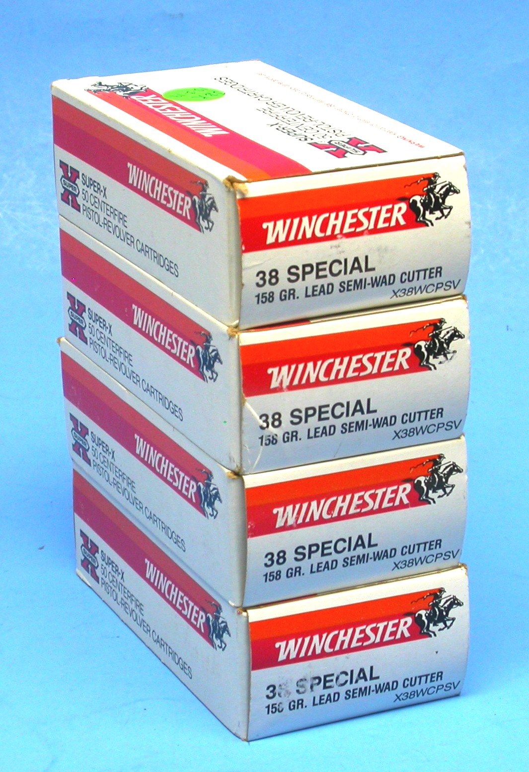 Four 50-Round Boxes of Winchester Super-X .38 | Proxibid