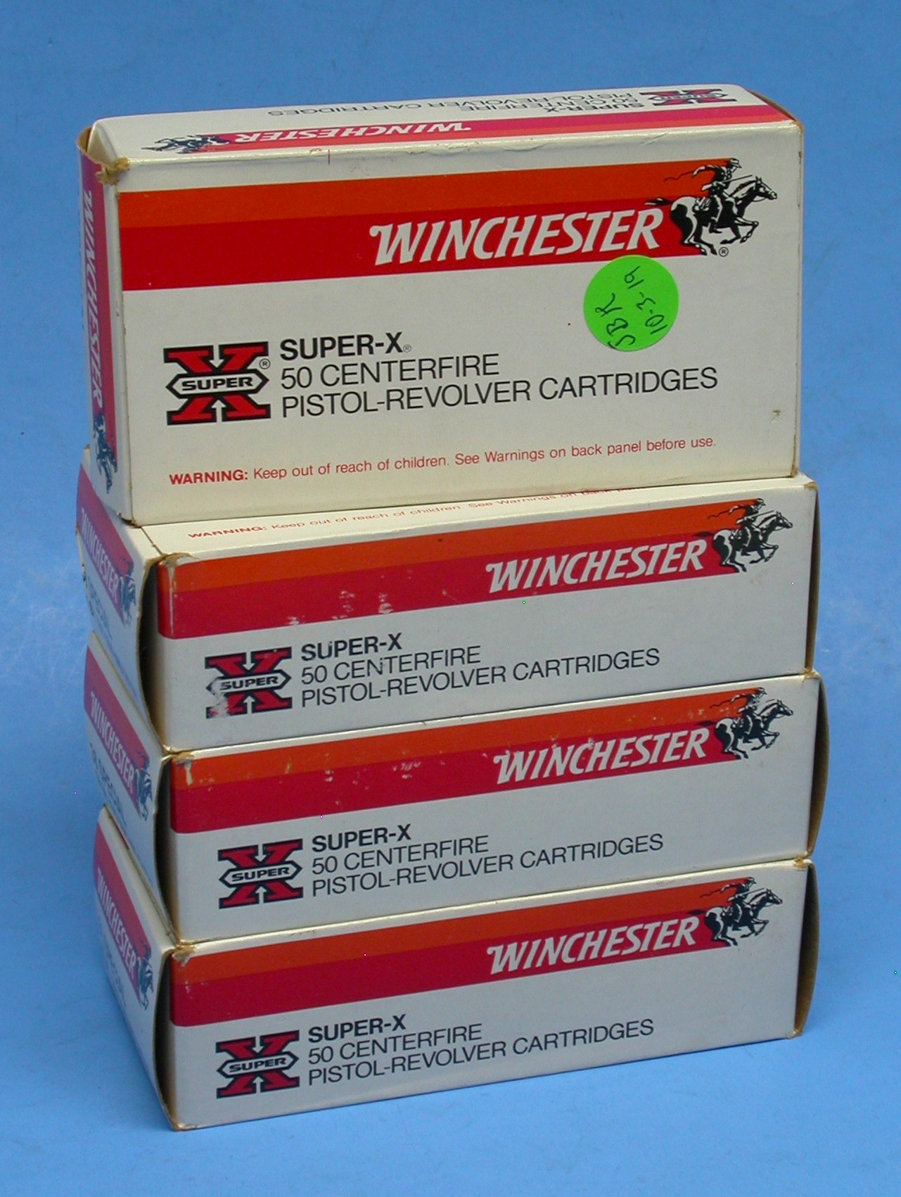 Four 50-Round Boxes of Winchester Super-X .38 | Proxibid