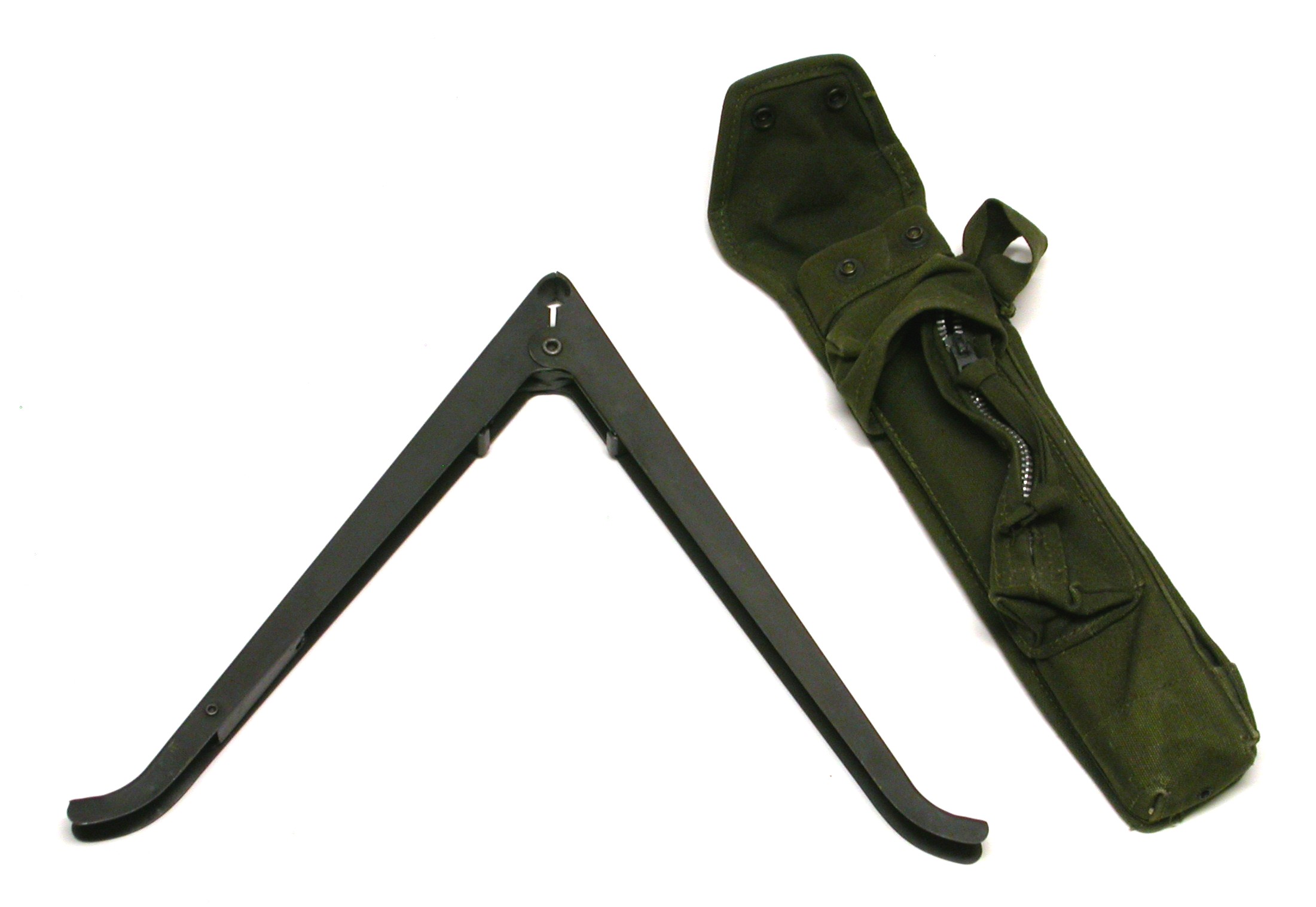 USGI Post Vietnam Era XM3 Bipod Case – Nylon, OD Green, Made In USA