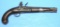 US Military M1819 Simeon North .54 Caliber Flintlock Pistol - Antique - no FFL needed (XJE1)