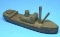 US Navy WWII era Wooden Spotter Model for a Freighter (XJE)