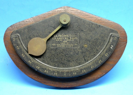 US Navy WWII MK-III Mod 0 Clinometer (XJE)