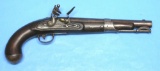 US Military M1819 Simeon North .54 Caliber Flintlock Pistol - Antique - no FFL needed (XJE1)