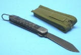 US Navy WWII era Aviation Survival Knife, Pouch & Box (XJE)