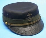 US Navy Spanish-American War era Naval Chief's Visor Hat (A)