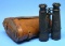 US Signal Corps WWI era Bausch & Laub 6x30 Binoculars & & Case (JEK)