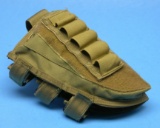 US Military Contractor Khaki Cam Assault Shotgun Shell Holder/Cheek Pad (JMB)