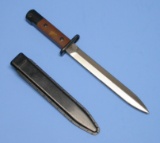 Danish Military Post-WWII Madsen Rifle Bayonet (SMF)