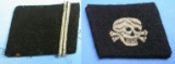 German Waffen SS WWII Collar Tabs (KID)