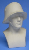 German WWI-II Porcelain Soldier Bust (LAM)