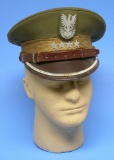 Polish Army Officer Captain's Visor Hat (RS)