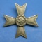 Nazi German WWII era War Merit Cross Badge (KID)