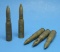 US Military Issue Inert 20mm Training Shells Set of 5 (JEH)