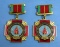 Two Rare Soviet Chernobyl Liquidator Cross Medals (SBA)