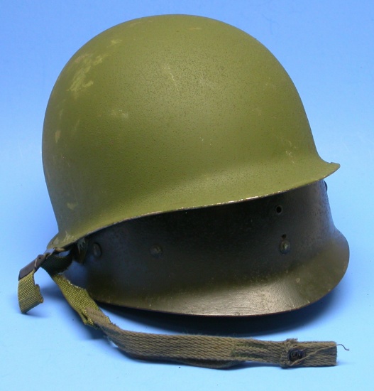 US Army WWII-1960s era M1 Helmet & 16th Army Corps Liner (CPD)