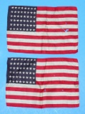 Two US 48-Star WWII Flags (MOS)
