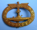 Nazi German U-Boat Badge (KID)