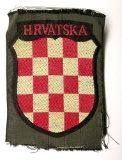 Nazi German World War 2 Croatia Volunteer Patch (KID)
