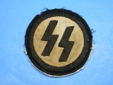 German World War 2 Issue SS Patch (KID)