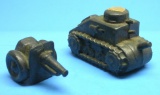 Two Vintage Pre-WWII Military Toys ()