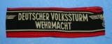 German Late WWII Volkstrum Armband (KID)