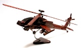 Wooden Apache Attach Helicopter Model (JMT)