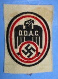 Nazi German WWII D.D.A.C Patch (RS)