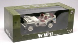 World War 2 Diecast Jeep Model 1:18 Scale (MGN)