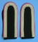 German Army WWII Enlisted Panzer Shoulder Boards