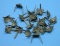 Group Lot of German Militaray WWII Should Board Rank Pins