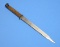 German Sawtooth Kriegsheld Stag Handle Dagger/Knife
