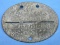 German SS WWII Dog Tag