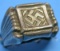 German Military Nazi Swastika WWII German Ring