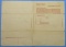 German Military WWII Post Card