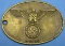 German Nazi WWII Police Identification Badge