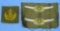 Three Imperial Japanese WWII Bevo Patches