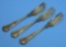 Three US Navy WWI Wardroom Forks