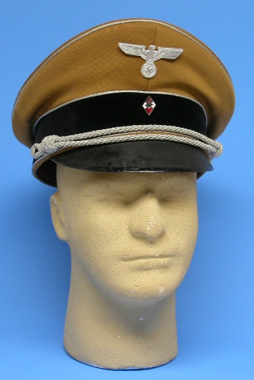 Nazi German Hitler Youth World War II Issue Leader's Visor Cap