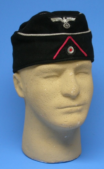 German Army WWII Panzer Overseas Cap