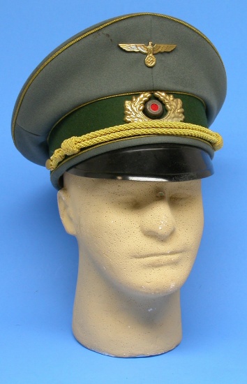 Rare German Army General Officer's Visor Hat