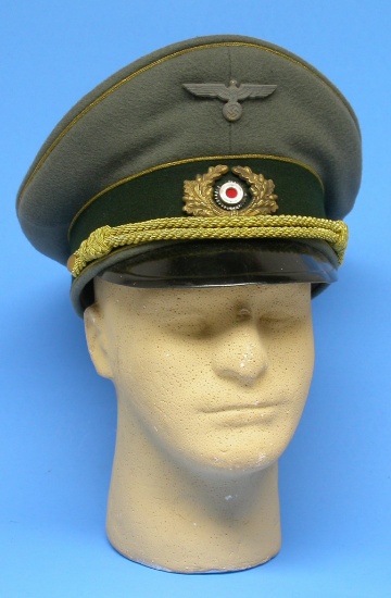 Rare German Army General Officer's Visor Hat