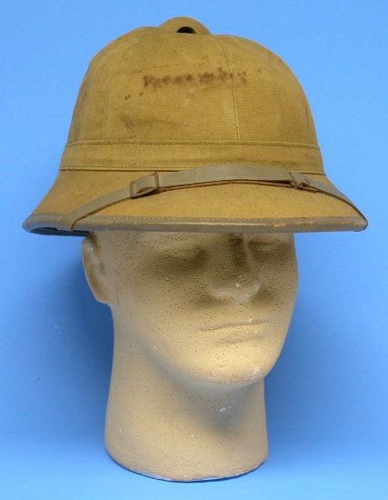 German Military WWII Tropical Pith Helmet
