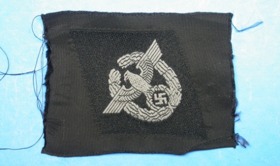 Nazi German World War II Issue Police Patch
